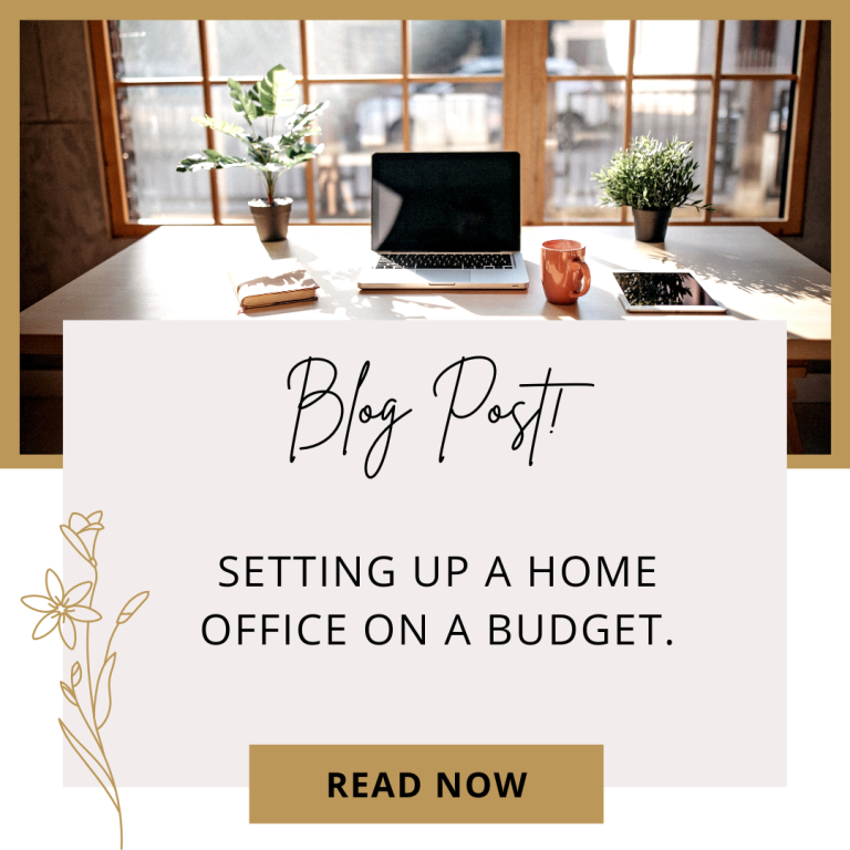 Setting Up a Home Office on a Budget.
